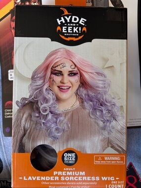 Hyde and Eek! Lavender Sorceress Wig - Pink to Lavender Ombre